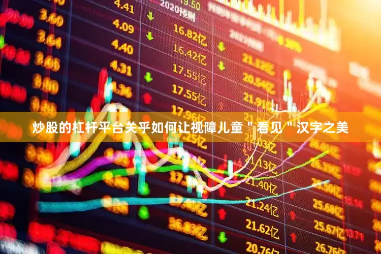炒股的杠杆平台关乎如何让视障儿童＂看见＂汉字之美